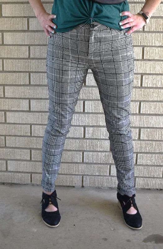 Plaid Pants Soft Sweatpants Style