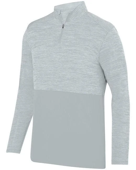 Augusta Sportswear Adult Shadow Tonal Heather Quarter-Zip Pullover AG2908 Boyleg Sleeve Pullover