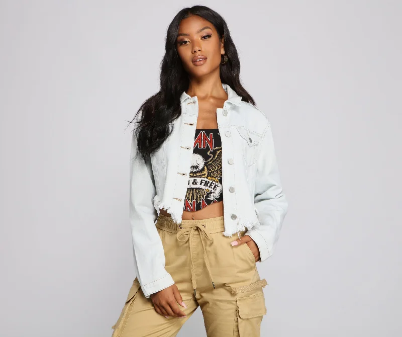 Above The Fray Denim Jacket Collared Jacket Crew Neck Jacket Turtle Neck Jacket