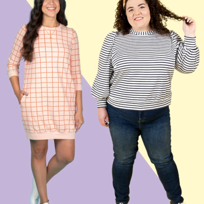Sew Your Own Sweater or Sweater Dress Slim Fit Regular Fit Oversized