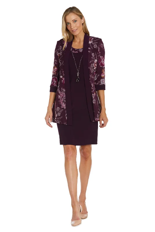 R&M Richards 9123 Short Mother of the Bride Dress